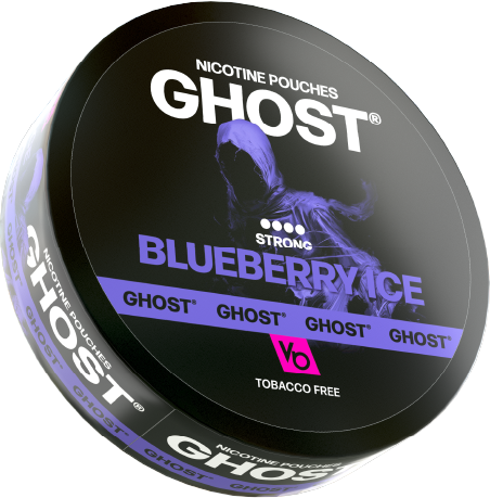 Ghost Nic Blueberry Ice Pouches