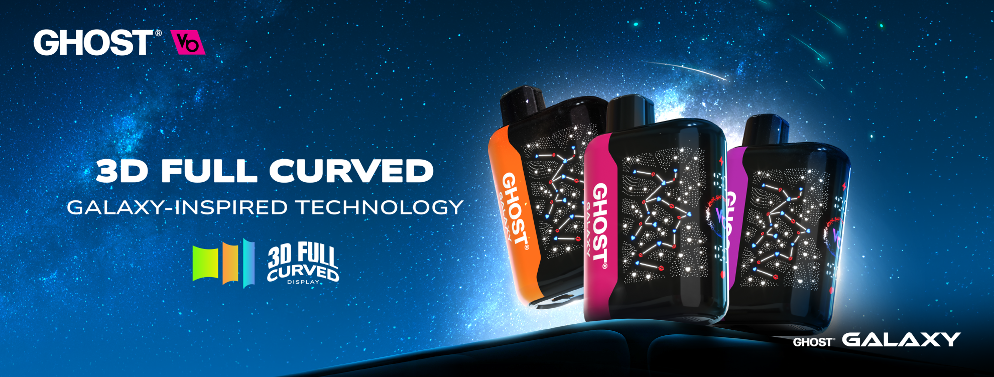 Ghost GALAXY 15k|25k 3D FULL CURVED GALAXY-INSPIRED TECHNOLOGY